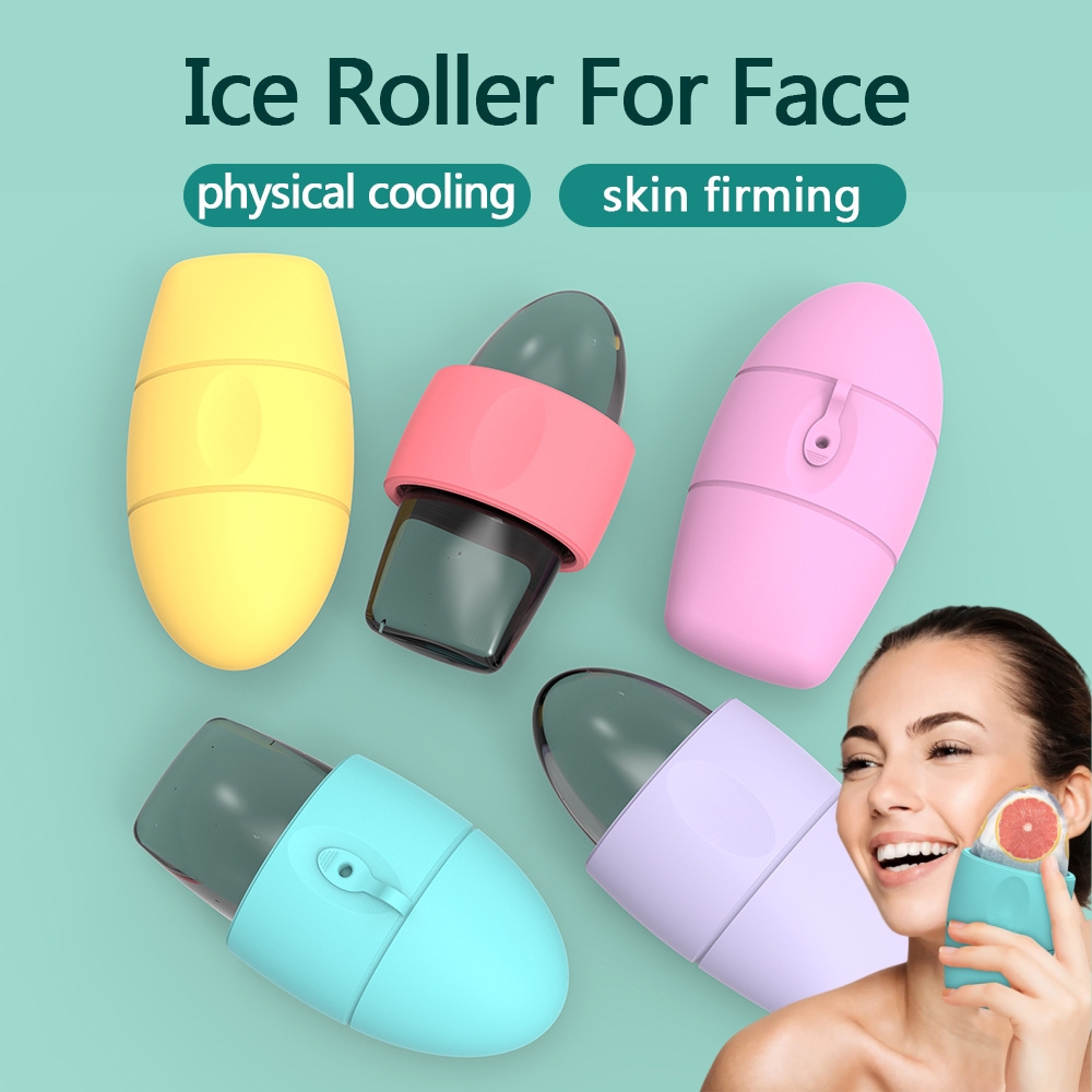 Silicone Ice Face Roller Contour Shrink Pores Remove...